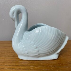 Vintage Swan plant/votive/trinket  holder